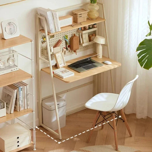 Escritorio de oficina plegable de pie, escritorio de escritura, almacenamiento, estante europeo, escritorios de computadora, configuraciones pequeñas, escritorios de computadora, muebles modernos