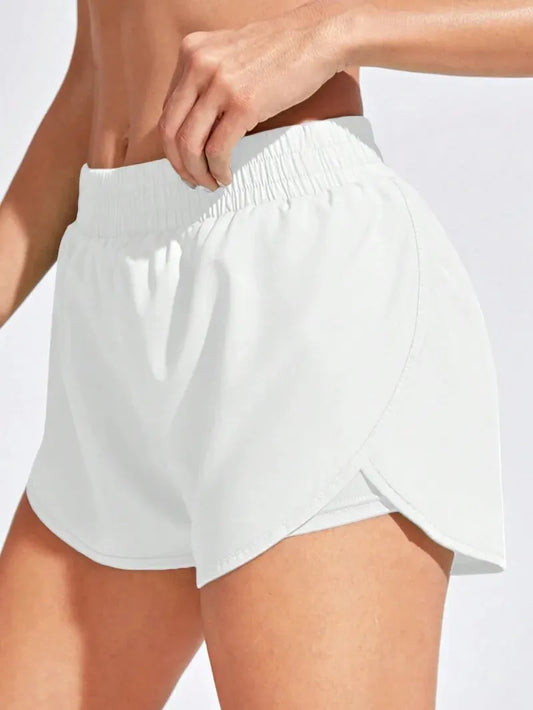 Pantalones cortos de yoga para mujer, mallas elásticas para correr, entrenamiento y gimnasio