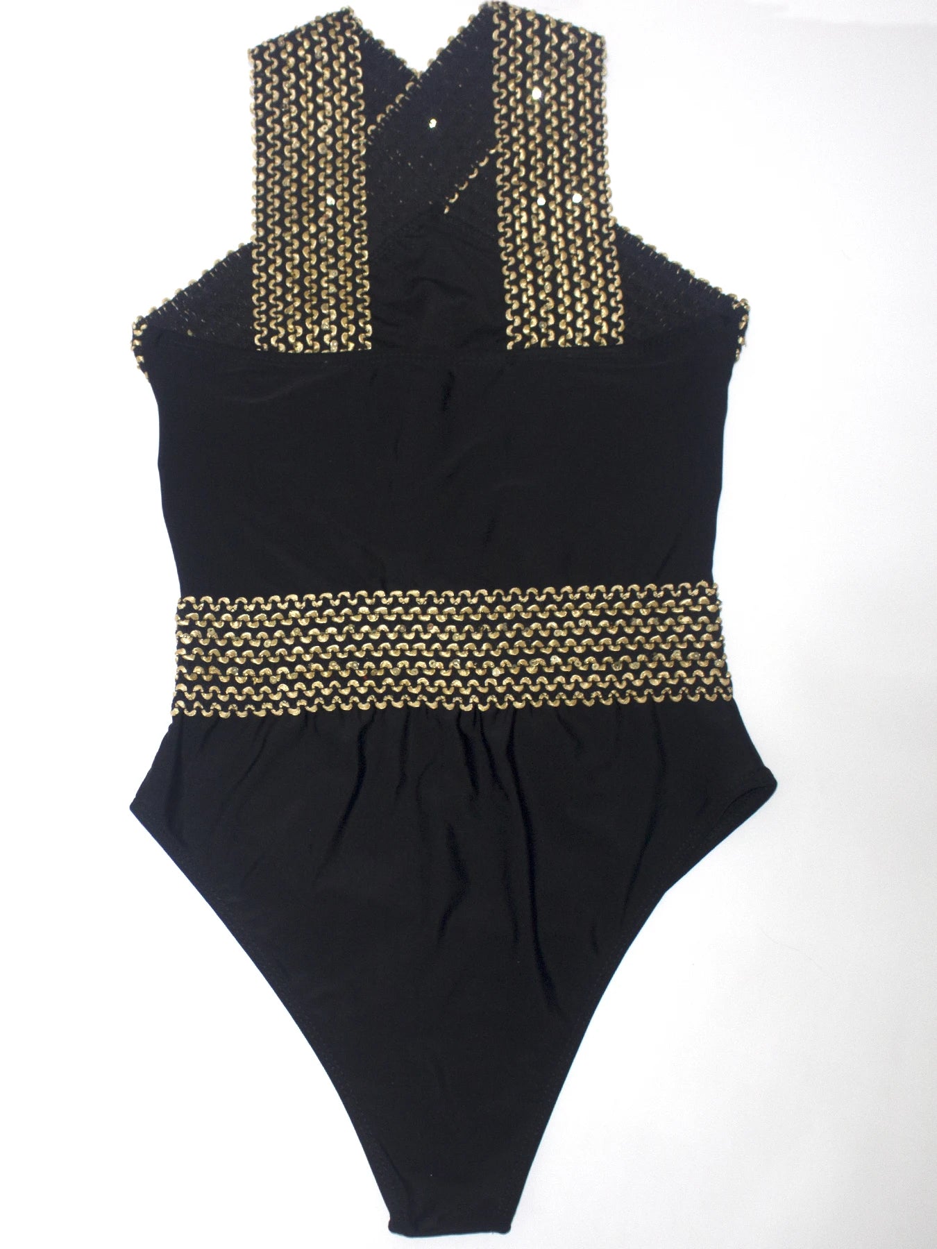 Traje de baño de una pieza con tiras cruzadas para mujer, con control de abdomen ajustable, moderno y cómodo para diferentes tipos de cuerpo.