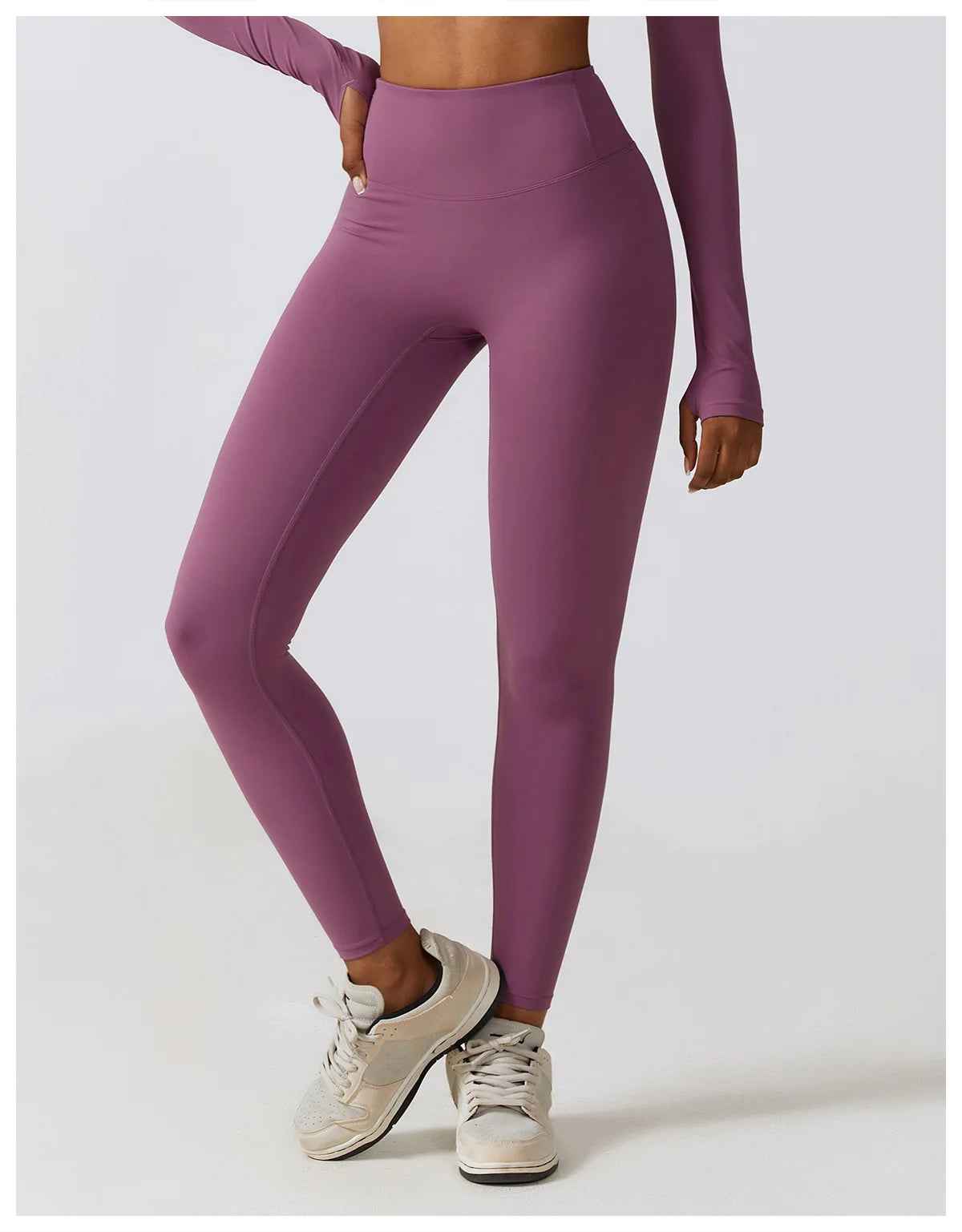 Pantalones de yoga, mallas deportivas para mujer, leggings de gimnasio, suaves, de cintura alta, elásticos, transpirables, de nailon, tipo T.