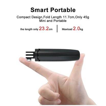 Trípode plegable para GoPro Vlog, minimonopié portátil para Go Pro Hero 11, 10, Black Session, Osmo Action Camera, accesorio