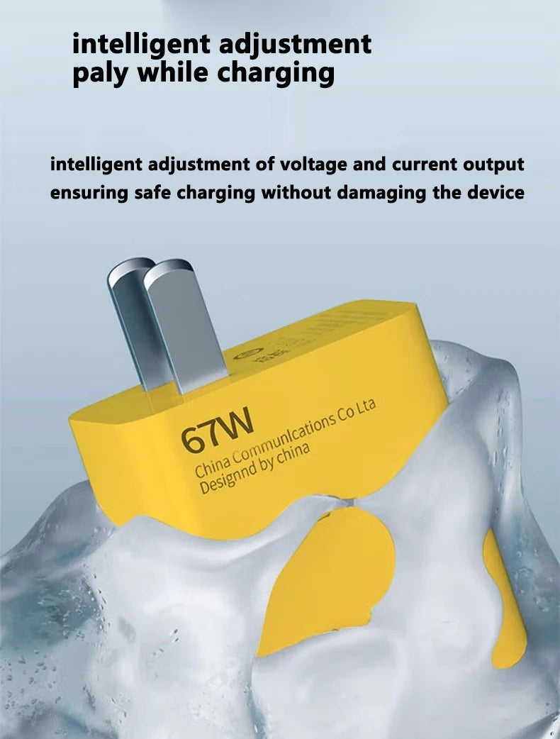 Adaptador de cargador USB superrápido original de 67 W y 6 A para Xiaomi Mi 12 11, cable tipo C, POCO X5 X4 Pro, Redmi Note 10 11
