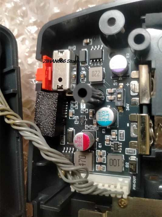 Placa de alimentación USB-C de alta calidad para SEGA Game Gear GG, sin alimentación, accesorios originales de reparación de pantalla de alto brillo.