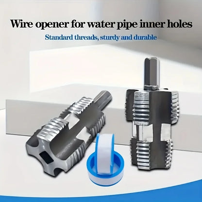 Herramienta para roscar tuberías para fontaneros y tuberías PPR y PPE, una herramienta cómoda y práctica para instalar grifos y conectar tuberías.