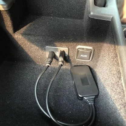 Adaptador de cable de radio compatible con Bluetooth Adaptador universal de receptor de audio y música compatible con Bluetooth Accesorios para automóviles