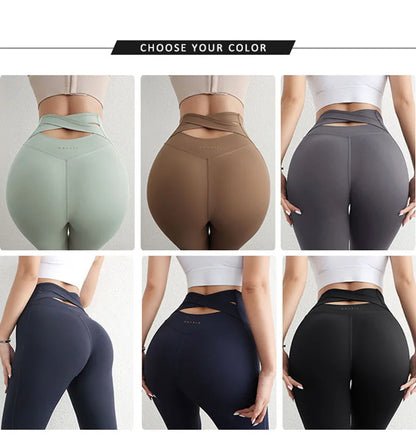 Pantalones de yoga Cloud Hide para mujer, cintura alta, deportivos, para gimnasio, mallas para chicas, leggings para correr, pantalones de entrenamiento.