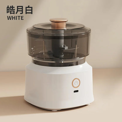 Máquina de cocina multifuncional, machacador de ajo, picadora de carne eléctrica con carga USB, trituradora de verduras y alimentos.