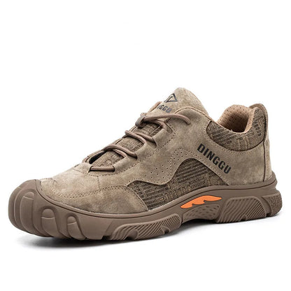 Calzado de seguridad de alta calidad para hombre, con puntera de acero, resistente a golpes y perforaciones. Botas de seguridad antipinchazos.