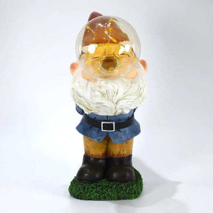 Adornos populares para decoración de jardín, estatuas de enanos, manualidades para patios al aire libre.