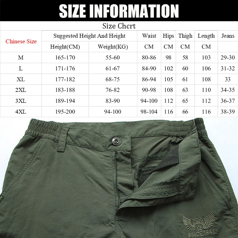 Pantalones de carga tácticos impermeables para hombre, pantalón largo militar, informal, transpirable, de secado rápido, para exteriores, nuevo modelo