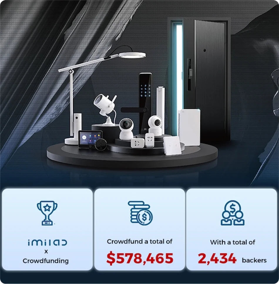 IMILAB Smart Home Video Doorbell Camera WiFi 2.5K Security Protection Human Detection Local Storag Instant Alert 5200mAh