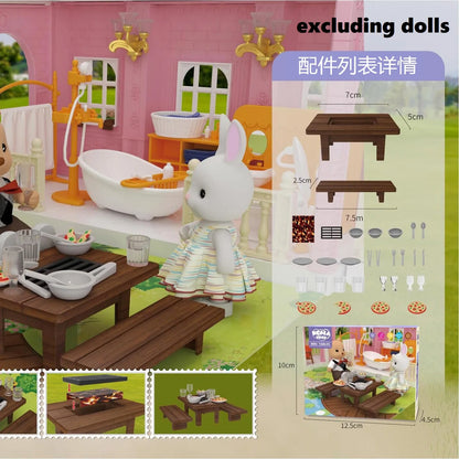 Minisupermercado, juegos de compras, casa de muñecas, muebles, accesorios, juguetes educativos intelectuales para niños, juguetes de interacción familiar.