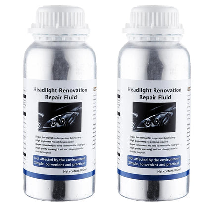 Líquido reparador de faros de coche, renovación de faros de coche, restauración, limpieza, líquido para faros de coche, pulidor de polímero, repuestos para faros de coche