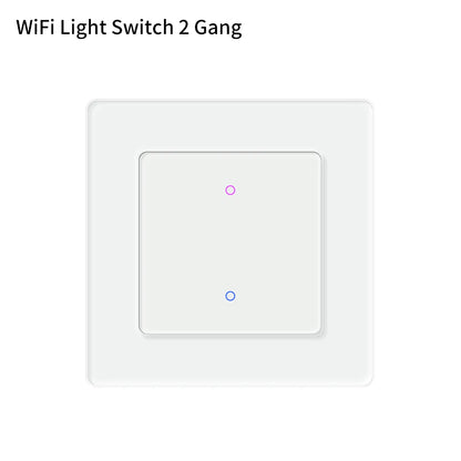 Interruptor de luz inteligente AVATTO Tuya WiFi/Interruptor de cortina con diseño táctil, persianas enrollables motorizadas, compatible con Alexa y Google Home.