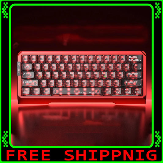 Teclado mecánico AULA MK60 con interruptor magnético, cableado, intercambio en caliente, RGB, 0,001 RT, 0,108 MS, teclados para juegos personalizados, regalos