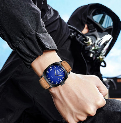 Reloj de hombre LIGE 2025, moda, negocios, casual, cuarzo, resistente al agua 30M, luminoso, fecha, lujo, relojes de pulsera, Reloj Hombre.