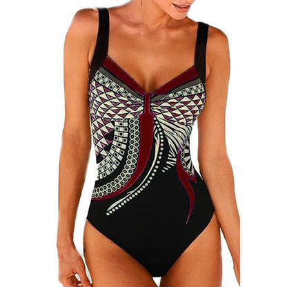 2024 One Piece Swimsuit Sexy Ruched Tummy Control Swimwear Women Vintage Solid Monokini Beachwear Female Bathing Suit Plus Size