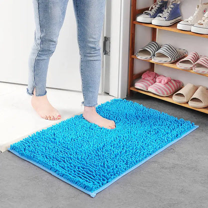 Alfombra de baño económica y gruesa con memoria, ideal para baño, bañera, sala de estar, puerta, baño, alfombrillas absorbentes para los pies.