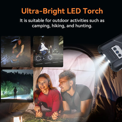 Cubot KingKong 8, smartphone Android resistente al agua y a los golpes, 12 GB de RAM (6 GB + 6 GB), 256 GB de ROM, batería de 10600 mAh, NFC, procesador de ocho núcleos, 4G, OTG.