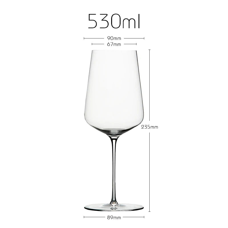 Copa de vino de cristal para banquetes de lujo estilo Zalto de JINYOUJIA, hecha a mano, extremadamente fina, artesanía magistral, copa clásica perfecta e impecable