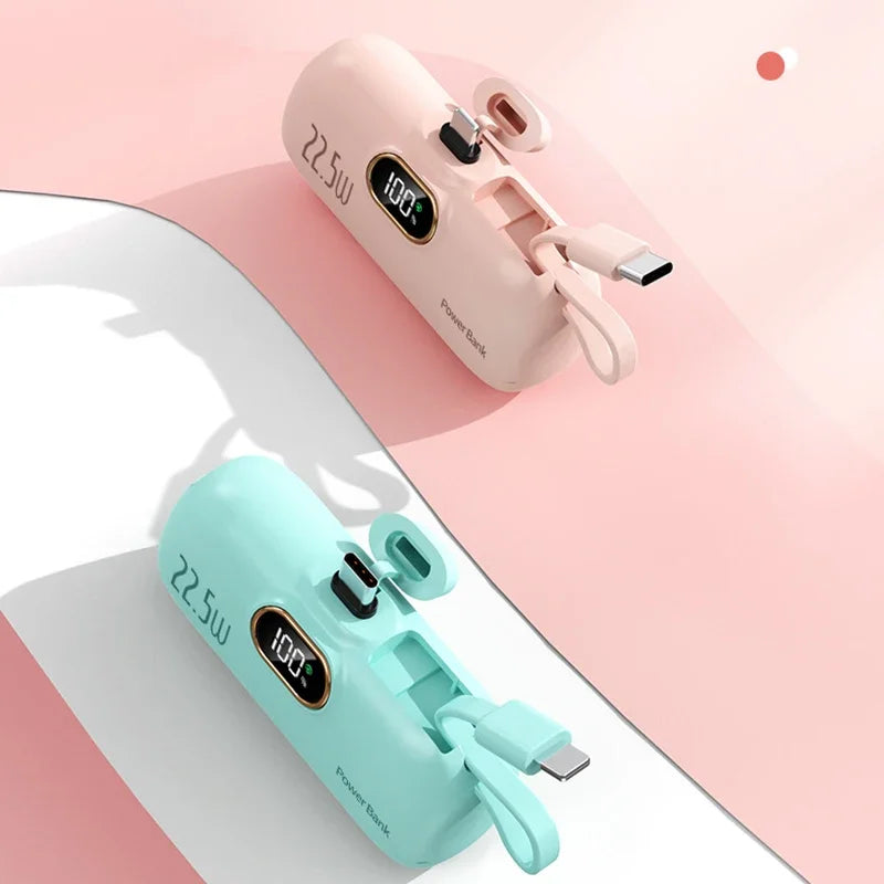 Xiaomi - Mini banco de energía de 500.000 mAh, 22,5 W, alta capacidad, carga ultrarrápida, para iPhone, Huawei y Samsung