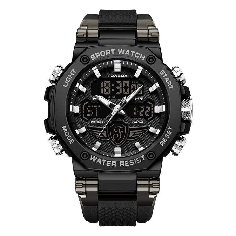 Relojes militares de lujo para hombre LIGE 2024, marca superior, resistentes al agua 5 bar, deportivos, de cuarzo con LED, para hombre, Relogio Masculino.