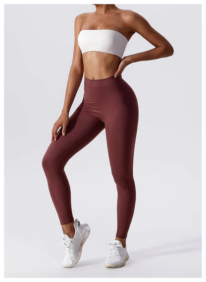 Women Seamless Leggings Sports High Waist Fitness Leggings Push Up Yoga Leggings Push Up Tight Gym Clothing Sports Workout Pants