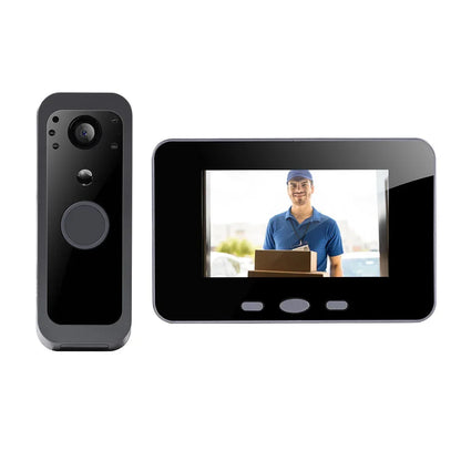 Yuezhe Tuya Smart Life WiFi Video Doorbell PIR Camera 2MP Outdoor Waterproof Wireless Door Security Intercom System 5' Monitor