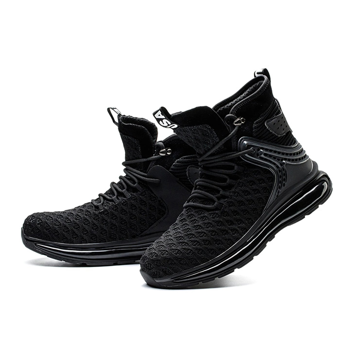 Botas de trabajo de seguridad para hombre con puntera de acero, nuevas, antiaplastamiento y antipinchazos. Calzado antideslizante para hombre, modelos para las cuatro estaciones.