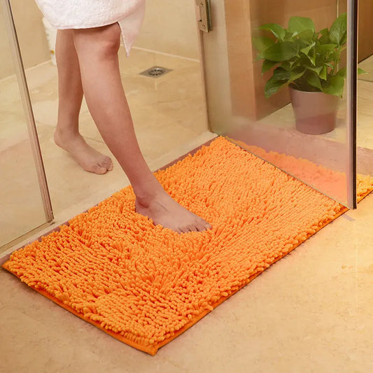 Alfombra de baño económica y gruesa con memoria, ideal para baño, bañera, sala de estar, puerta, baño, alfombrillas absorbentes para los pies.