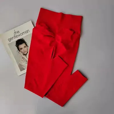 Pantalones de yoga deportivos sin costuras de cintura alta, leggings deportivos para levantar caderas, gimnasio, correr, de secado rápido, ajustados.