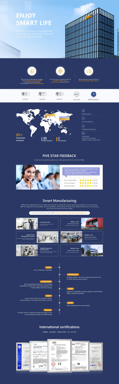 Kit IMOU Cell Go Full Color con panel solar, cámara recargable, Wi-Fi, cámaras de vigilancia exterior, detección humana PIR, IP65