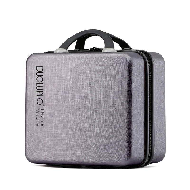 Maletas de viaje de cabina de 12/14/16 pulgadas, tamaño pequeño, estuches de maquillaje para mujer, maletín para hombre con cerradura TSA, equipaje de mano para caja de viaje