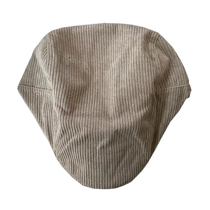 Sombreros de pana para hombre, boinas retro, gorras planas informales de temporada, sombreros de papá a la moda, gorros unisex, sombrero de artista retro.
