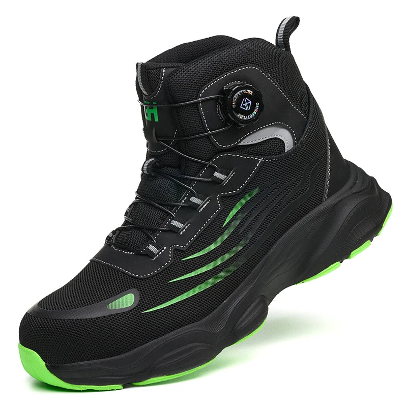 Work Safety Shoes Men Women Steel Toe Sneakers Air Cushion Indestructible Security Protection Safety Boots Size 47 48 Footwear