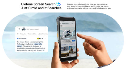 【Estreno mundial】Ulefone RugKing 4G Teléfono resistente Android 15 Hasta 16GB+256GB Smartphone resistente al agua 9600mAh NFC Versión global