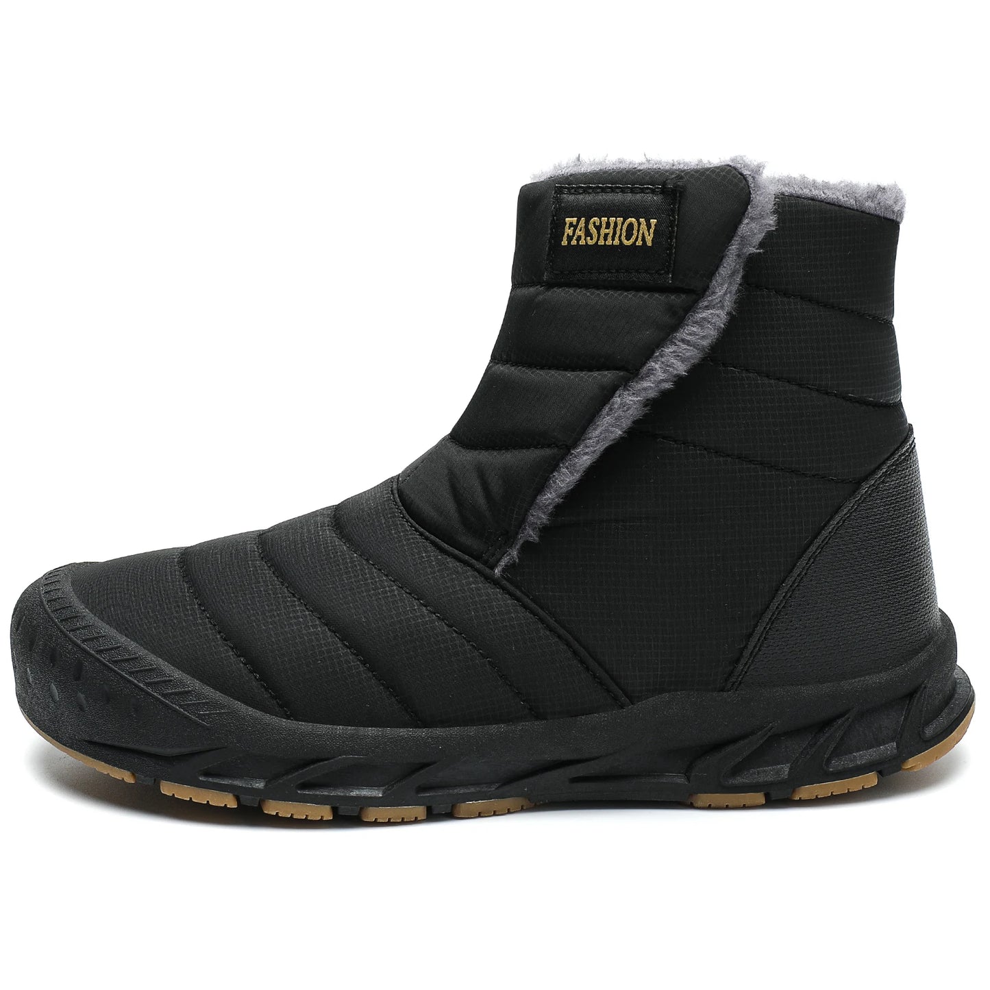 Nuevas botas de nieve de invierno para hombre, botas de terciopelo para exteriores para mujer, zapatos cálidos para caminar, zapatos de esquí impermeables, botas altas de algodón, zapatos de algodón grueso