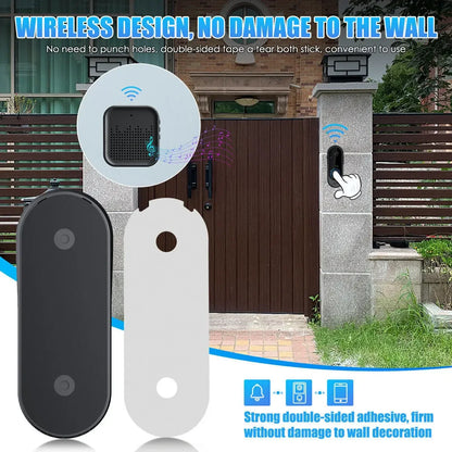 Timbre Tuya con cámara inalámbrica, paquete inteligente para el hogar, WiFi, cámara HD para exteriores, videoportero de seguridad con visión nocturna