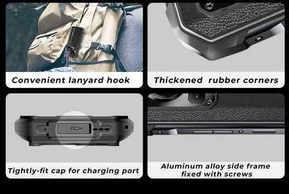 Teléfono móvil resistente HOTWAV Hyper 7 Pro 5G con cámara de 200 MP, Android 14, pantalla FHD+ de 6,6" a 120 Hz, 36 GB (16+20) de almacenamiento interno, 256 GB de almacenamiento externo, batería de 10800 mAh y carga rápida de 33 W.