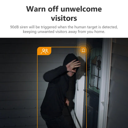 Kit IMOU Cell Go Full Color con panel solar, cámara recargable, Wi-Fi, cámaras de vigilancia exterior, detección humana PIR, IP65