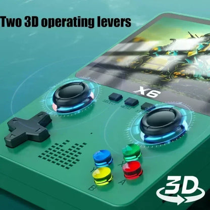 Reproductor de juegos retro clásico: pantalla IPS de 3,5", más de 10 000 juegos integrados, compatible con tarjetas USB/TF, perfecto para niños y gamers nostálgicos.