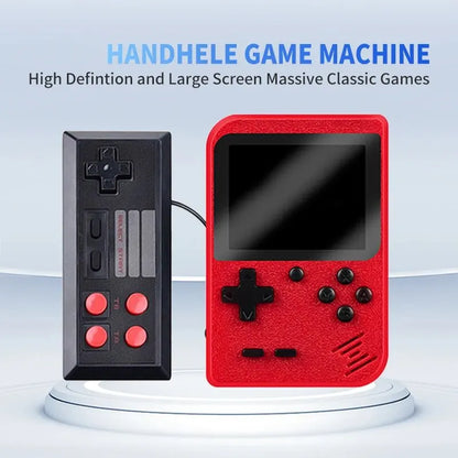Consola de videojuegos portátil retro GAMINJA GC26, miniconsola de juegos portátil de 3,0 pulgadas con pantalla LCD a color para niños y 400 juegos integrados.