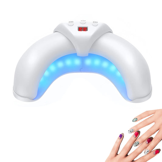 Dispositivo láser para hongos en las uñas, para múltiples uñas de los pies y de las manos. Solución reparadora para uñas dañadas y descoloridas para uso doméstico.