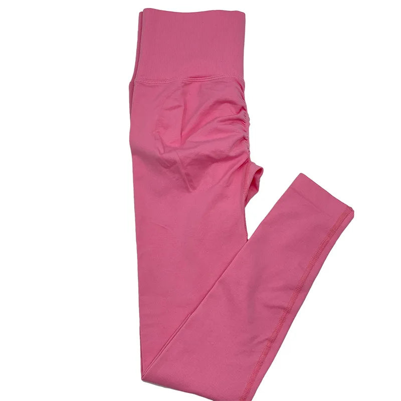 Pantalones de yoga para mujer Mitaogirl, sin costuras, para entrenamiento físico, realce de glúteos, moldeadores de cadera, para gimnasio.