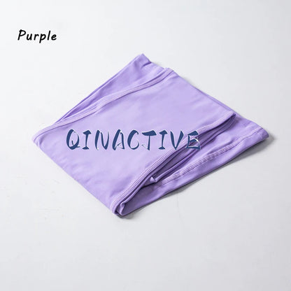 Pantalones de yoga QINACTIV para mujer, tipo flare, acampanados, de cintura alta, para fitness, gimnasio, deportes casuales y elásticos.
