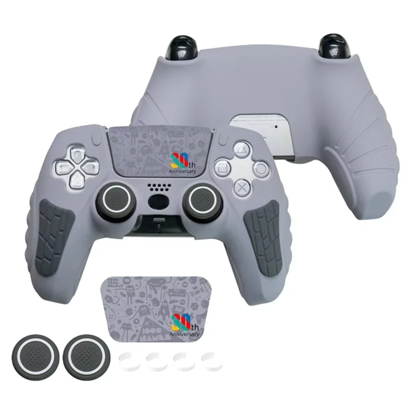 Funda de silicona antideslizante a prueba de sudor, accesorios para consola de juegos, ajuste ceñido, juego cómodo, fácil instalación