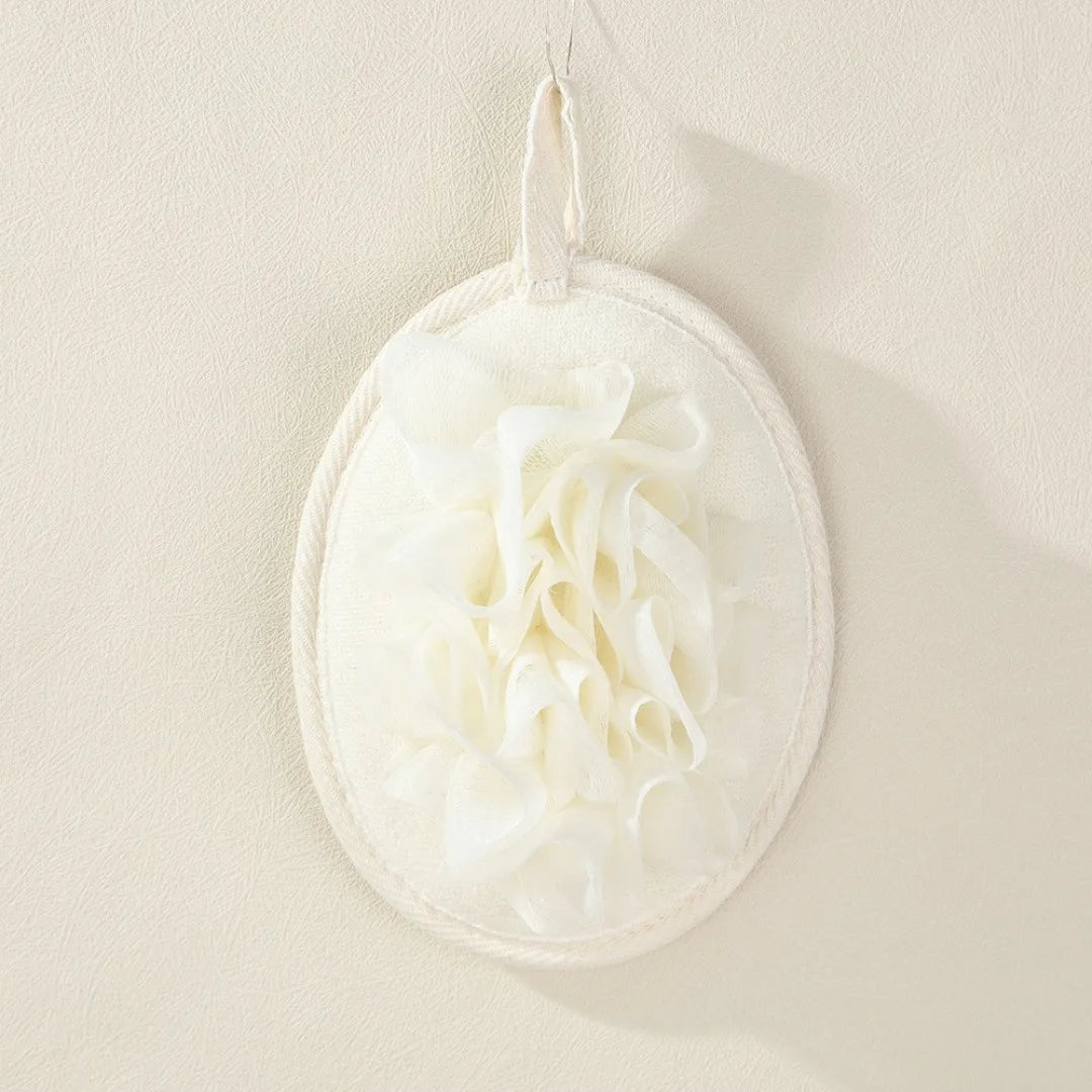 Bola de lufa para baño, bola de ducha, bola de gel de ducha, toalla de flores para masajes, exfoliante corporal para ducha, bañera, etc.