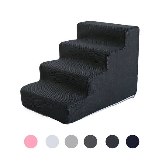 Escaleras para mascotas, juguetes para gatos y perros, escalera de 2, 3 y 4 escalones para perros, rampa para cachorros, escalera de esponja desmontable, accesorios para mascotas