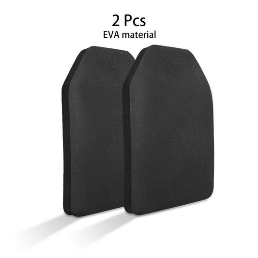 2 placas de EVA para chaleco táctico Airsoft, inserto de espuma SAPI para chalecos portadores de armadura corporal, placa de choque para caza, paintball, CS, juego de guerra.