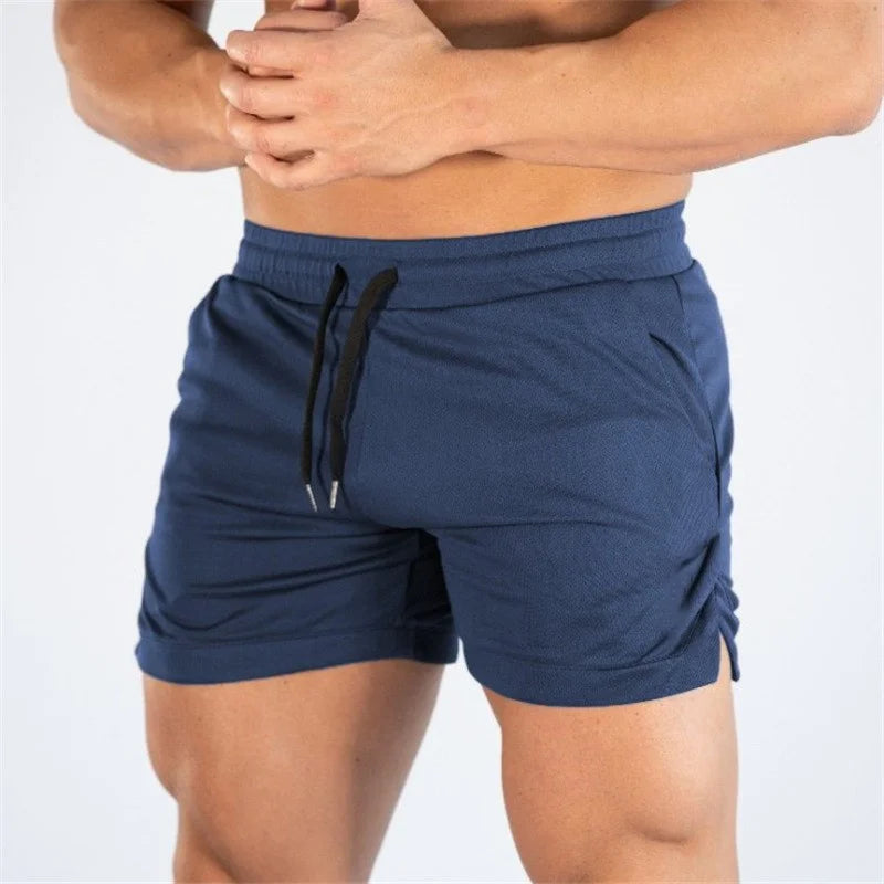 Pantalones cortos deportivos de verano para hombre, para gimnasio, fitness, correr, correr, trotar